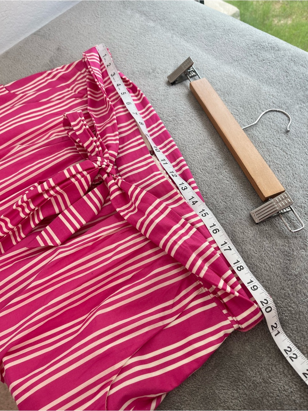 Boden Kiera Striped Midi Skirt Pink Stripes size 16R - Picture 7 of 10
